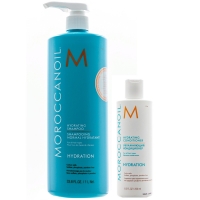 Moroccanoil - Набор "Увлажнение" для волос: шампунь 1000 мл + кондиционер 250 мл - фото 1