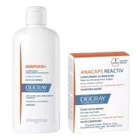 Ducray - Набор для волос: БАД № 30 + шампунь 400 мл