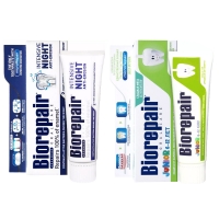 Biorepair - Набор зубных паст для всей семьи, 2х75 мл sesderma набор с витамином с крем для век 15 мл крем пенка 300 мл