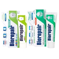 Biorepair - Набор для ухода за полостью рта для всей семьи: зубная паста, 2х75 мл - фото 1