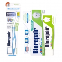 Фото Biorepair - Детский набор для ухода за полостью рта: зубная паста 75 мл + зубная щетка