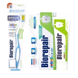 Фото Biorepair - Детский набор для ухода за полостью рта: зубная паста 75 мл + зубная щетка