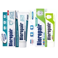 Biorepair - Набор для полости рта для всей семьи: зубная паста 2х75 мл набор для всей семьи