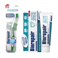Фото Biorepair - Набор для защиты эмали: зубная паста 75 мл + зубная щетка