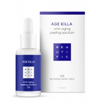 Beautific - Омолаживающий пилинг Age Killa с гликолевой кислотой и центеллой азиатской, 30 мл гликолевый пилинг 70% new peel glycolic gel peel 70%