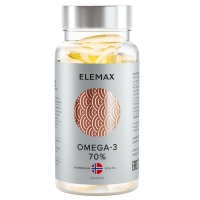 Elemax - Комплекс "Омега-3 жирные кислоты высокой концентрации" 70%, 30 капсул - фото 1