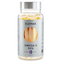 vplab омега 3 в высокой концентрации витамин е strong omega 3 60 капсул Elemax - Комплекс 