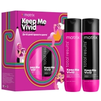 Matrix - Набор Keep Me Vivid для сохранения яркого цвета волос (шампунь 300 мл + кондиционер 300 мл)