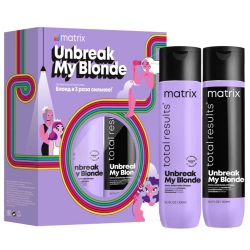 Фото Matrix - Набор Unbreak My Blonde для укрепления блонда (шампунь 300 мл + кондиционер 300 мл)