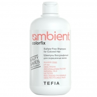 Tefia - Шампунь бессульфатный для окрашенных волос Sulfate-Free Shampoo for Colored Hair, 250 мл шампунь для защиты а и блеска окрашенных волос colore brillante shampoo velian 247303 250 мл