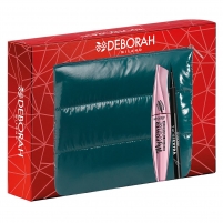 Фото Deborah - Подарочный набор № 5 в косметичке: тушь для ресниц My Power Volume + подводка для век 24Ore Extra