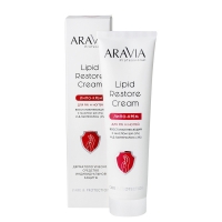 Aravia Professional - Липо-крем для рук и ногтей восстанавливающий Lipid Restore Cream с маслом ши и д-пантенолом, 100 мл гидролат календулы elseda professional 200 мл