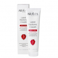 Фото Aravia Professional - Липо-крем для рук и ногтей восстанавливающий Lipid Restore Cream с маслом ши и д-пантенолом, 100 мл