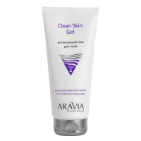 Aravia Professional - Интенсивный гель для ультразвуковой чистки лица и аппаратных процедур Clean Skin Gel, 200 мл icon skin интенсивный пептидный пилинг 15% 30 мл