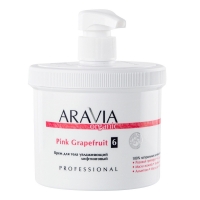 Aravia Professional - Крем для тела увлажняющий лифтинговый Pink Grapefruit, 550 мл avene трикзера нутришн молочко для тела легкое питательное 400 мл