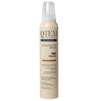Qtem - Мусс-реконструктор для волос, 10DB Шоколад, 200 мл qtem протеиновый мусс шампунь восстановление для ломких и химически обработанных волос 260 мл