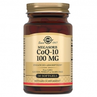 Solgar - Коэнзим Megasorb CoQ-10 100 мг, 30 капсул elemax коэнзим q10 капсулы массой 300 мг 30 шт
