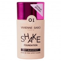 Vivienne Sabo - Тональный крем с натуральным блюр-эффектом Shake Foundation, 01 Светло-бежевый, 25 мл - фото 1