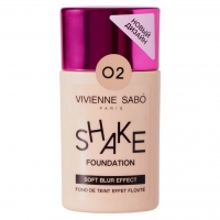 Vivienne Sabo - Тональный крем с натуральным блюр-эффектом Shake Foundation, 02 Бежевый, 25 мл - фото 1