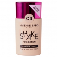 Vivienne Sabo - Тональный крем с натуральным блюр-эффектом Shake Foundation, 03 Золотисто-бежевый, 25 мл