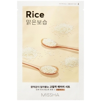 Missha - Освежающая маска для лица  с экстрактом риса для огрубевшей тусклой кожи, 19 г shinetree маска для лица super food c экстрактом риса 25 0