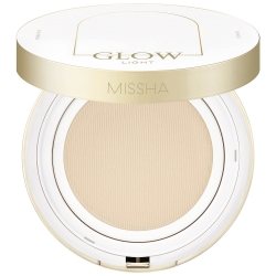 Фото Missha - Тональный кушон "С коллагеном" Glow Cushion Light SPF37 PA+++, 21N Vanilla, 13 г