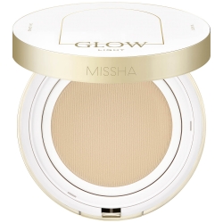 Фото Missha - Тональный кушон "С коллагеном" Glow Cushion Light SPF37 PA+++, 23 Sand, 13 г