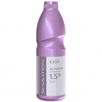 Estel - Безаммиачный активатор Sensation 1,5%, 1000 мл состав для перманентной завивки для окрашенных и чувств волос 1b intech