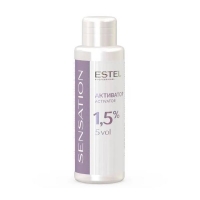 Estel - Безаммиачный активатор Sensation 1,5%, 60 мл состав для перманентной завивки для окрашенных и чувств волос 1b intech