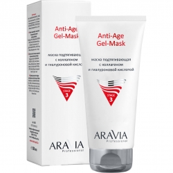 Фото Aravia Professional - Маска подтягивающая с коллагеном и гиалуроновой кислотой Anti-Age Gel-Mask, 200 мл