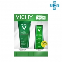 Vichy - Набор для очищения кожи (гель для умывания 200 мл + лосьон сужающий поры 200 мл) - фото 1