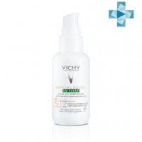 Vichy - Невесомый солнцезащитный флюид UV-Clear для лица против несовершенств SPF 50+, 40 мл виши капитал солей ув клиар флюид невесомый солнцезащитный п несовершенств спф50 40мл