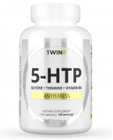 1Win - 5-HTP с глицином, l-теанином и витаминами группы B, 120 капсул - фото 1