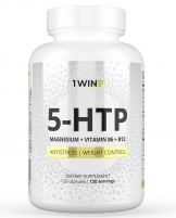 Фото 1Win - 5-HTP с магнием и витаминами группы В в капсулах, 120 капсул