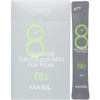 Masil - Восстанавливающая маска для ослабленных волос 8 Seconds Salon Super Mild Hair Mask, 20 х 8 мл ликоберон маска аппликатор гидрогелевая восстанавливающая с хлорофиллиптом 1 шт