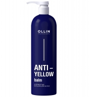 Ollin Professional - Антижелтый бальзам для волос Anti-Yellow Balm, 500 мл yellow анти жёлтый шампунь для холодного блонда и седых волос 500 0