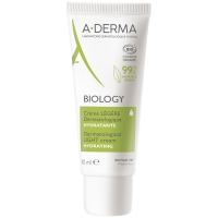 A-Derma - Лёгкий увлажняющий дерматологический крем для хрупкой кожи, 40 мл derma factory косметический порошок 100% ниацинамида niacinamide powder 9