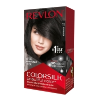 Revlon - Набор для окрашивания волос в домашних условиях: крем-активатор + краситель + бальзам, #11 Soft Black (Мягкий черный), 130 мл набор для окрашивания бровей и ресниц vision 772512 05 коричневый 1 шт