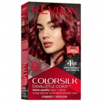 Revlon Professional Colorsilk - Профессионал Набор для окрашивания волос в домашних условиях оттенок 66 Вишневый красный (крем-активатор + краситель + бальзам) 7243257066F - фото 1