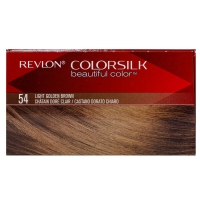 Revlon - Набор для окрашивания волос в домашних условиях: крем-активатор + краситель + бальзам, #54 Light Golden Brown (Золотистый коричневый), 130 мл - фото 2
