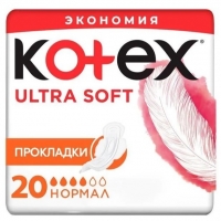 Kotex - Прокладки Софт Нормал, 20 шт
