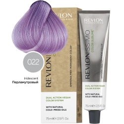 Фото Revlon Professional Revlonissimo - Безаммиачный перманентный веганский краситель с маслами холодного отжима 022 перламутовый, 75 мл