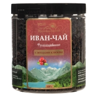 Предгорья Белухи - Иван-чай ферментированный с ягодами клюквы, 100 г