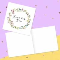 

Подарочная упаковка - Открытка-мини Just for you 7 x 7 см