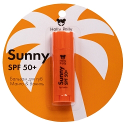 Фото Holly Polly Sunny - Бальзам для губ SPF 50+ «Манго и ваниль», 4,8 г