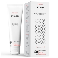 Klapp - Солнцезащитный крем Facial Sunscreen SPF 50, 50 мл солнцезащитный лосьон для тела spf50 sun protect multi level performance