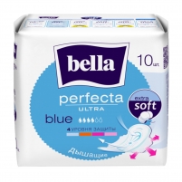 Фото Bella - Ультратонкие прокладки Perfecta Ultra Blue, 10 шт