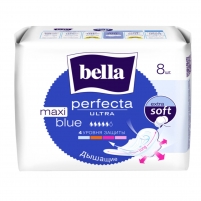 Фото Bella - Ультратонкие прокладки Perfecta Ultra Maxi Blue, 8 шт
