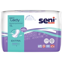

Seni Lady Extra - Урологические прокладки для женщин 14 х 29,5 см, 15 шт