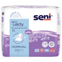 Seni Lady Normal - Урологические прокладки для женщин 10,5х28 см, 10 шт